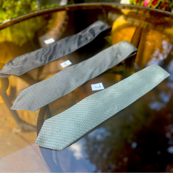 Varied brand neckties, all the same size, real silk, never worn - Picture 11 of 11